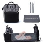 LEQUEEN New Portable Folding Crib Mommy - Image 7