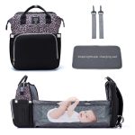 LEQUEEN New Portable Folding Crib Mommy - Image 9