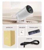 Projector WiFi 6 And Bluetooth, 4K 1080P Support Portable Rotatable 150 Inch Screen Movie - Image 2