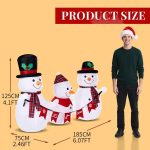 6.2FT Lighted Christmas Inflatable Decoration - Image 7