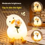 Vitality Flower Duck Small Usb Bedroom Bedside Decoration Night Light - Image 6